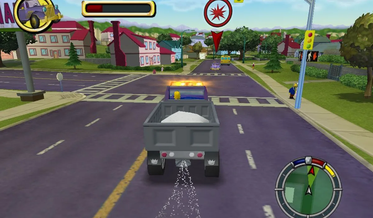 The Simpsons: Hit & Run game artwork