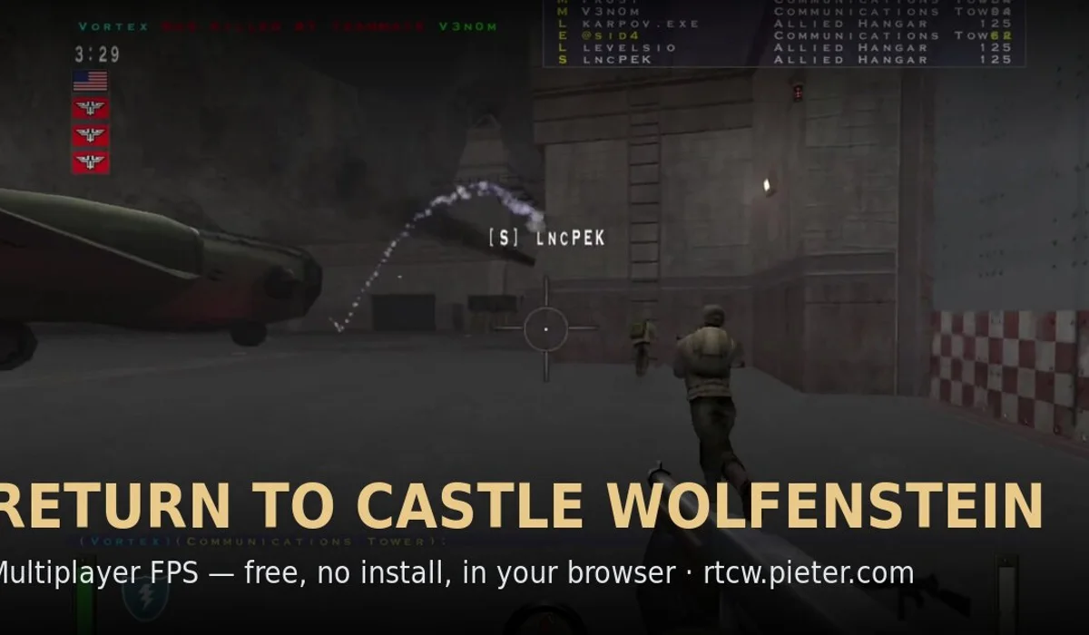 Return to Castle Wolfenstein game artwork